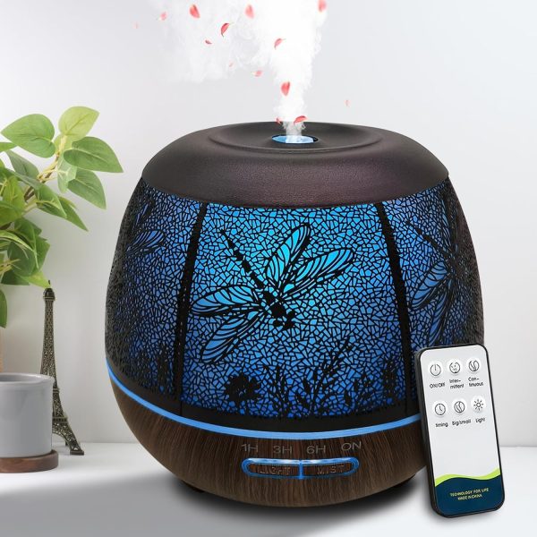 Diffusers for Essential Oils Large Room 400ml,Essential Oil Diffuser for Home with R/C,Cool Mist Humidifiers for Bedroom,7 Colors Changed & 3 Mist Mode Waterless Auto Off for Office - Image 16