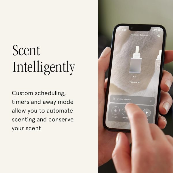 Pura Plus - Smart Fragrance Diffuser for Large Spaces - Automatic Fragrance Vial Detection - Wi-Fi Smart Diffuser for Luxury Home Scenting - Black - Image 13