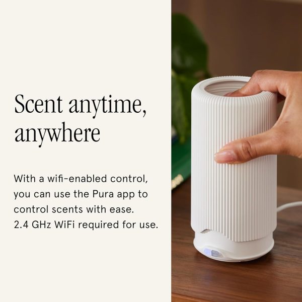 Pura Plus - Smart Fragrance Diffuser for Large Spaces - Automatic Fragrance Vial Detection - Wi-Fi Smart Diffuser for Luxury Home Scenting - Black - Image 14