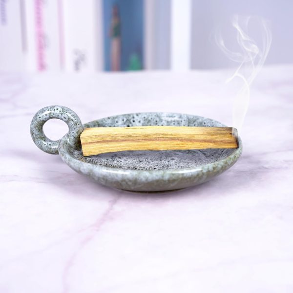 Sage Holder for Burning (Sage and Santo Palo Not Included), Sage Burner Bowl, Sage Stand, Smudge Bowl, Palo Santo Holder, Incense Holder, Incense Holder for Sticks,Sage Holder with Handle - Image 12