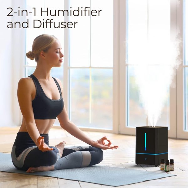 Everlasting Comfort Aroma Humidifier (400ml) - Aromatherapy Humidifier for Large Room, Home Scent Humidifier with 7 LED Colors, Quiet Operation, Auto Shut-Off, and 13-Hour Runtime - Image 15