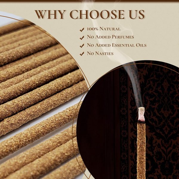 Palo Santo Incense Sticks (30 Sticks), 100% Natural sustainably harvested Peruvian Palo Santo, Suitable for Meditation, Relaxation, and Spiritual Purification - Image 5