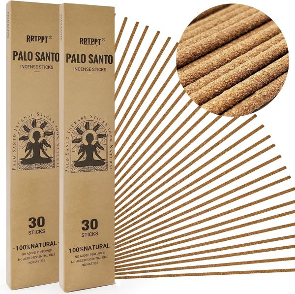 Palo Santo Incense Sticks (30 Sticks), 100% Natural sustainably harvested Peruvian Palo Santo, Suitable for Meditation, Relaxation, and Spiritual Purification - Image 23