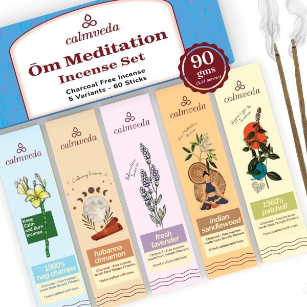 Sandal Rose Incense Sticks Natural - for Meditation Incense (40+ Sticks) Clean Charcoal Free Made from Upcycled Flowers | Sweet Woody Sandalwood Incense for Calming (Incienso De Rosas) - Image 21