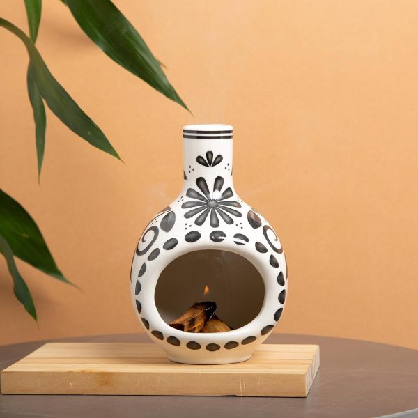 Handmade Ceramic Palo Santo Holder Burner - Mini Chimenea Incense Dish for Palo Santo and Sticks - Sage Holder for Meditation Decor - Image 16