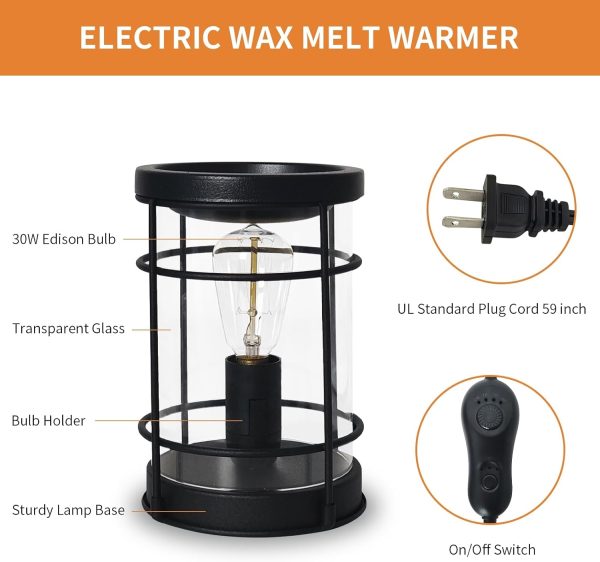 LIFFY Wax Melt Warmer for Scented Wax, Owl Warmer Scented Melter, Candle Wax Burner Warmer, Fragrance Warmer LED Light, Smokeless Wax Melting, Aromatherapy Essential Oil Diffuser & Night Light - Image 14