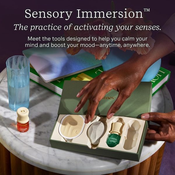 Lifelines Sensory Immersion Gift Set - Includes Everyday Aromatherapy Diffuser, Fidget Grounding Stone & 2 Essential Oil Blends - Unique Sensory Gifts for Women & Men - Image 7