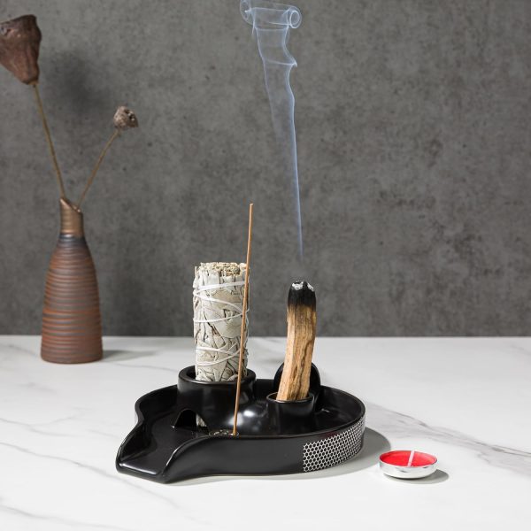 Palo Santo Holder, Sage Holder for Burning, Sage Burning Bowl, Palo Santo Burner, Sage Bowl, Smudge Bowl, Ceramic Incense Holder, Sage Smudge Bowl(palo Santo and sage not Included) - Image 17