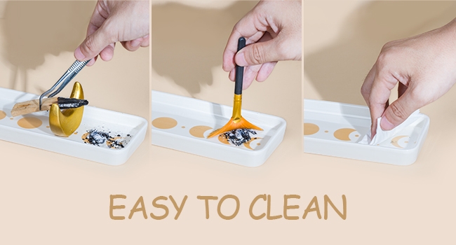 Ceramic Sacramento is easy to clean, you can just clean it with a brush, paper towel