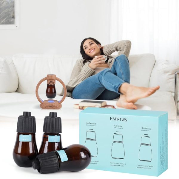 Aromatherapy Essential Oil Set - 3-Piece Essential Oil Set in Three Flavors: Sandalwood, Gardenia, Clove Flower - Image 21