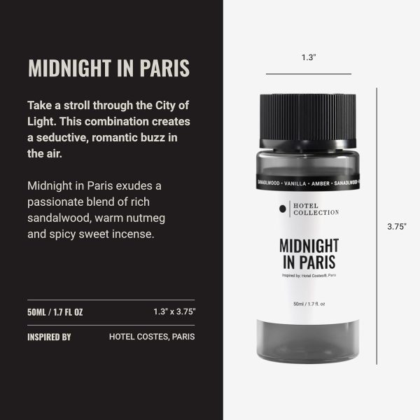 Hotel Collection - Midnight in Paris - Essential Oil Scent - Luxury Hotel Inspired Aromatherapy Scent Diffuser Oil - Lemon, Bergamot, Jasmine, Marine, Amber, Musk - for Essential Oil Diffusers - 500mL - Image 143