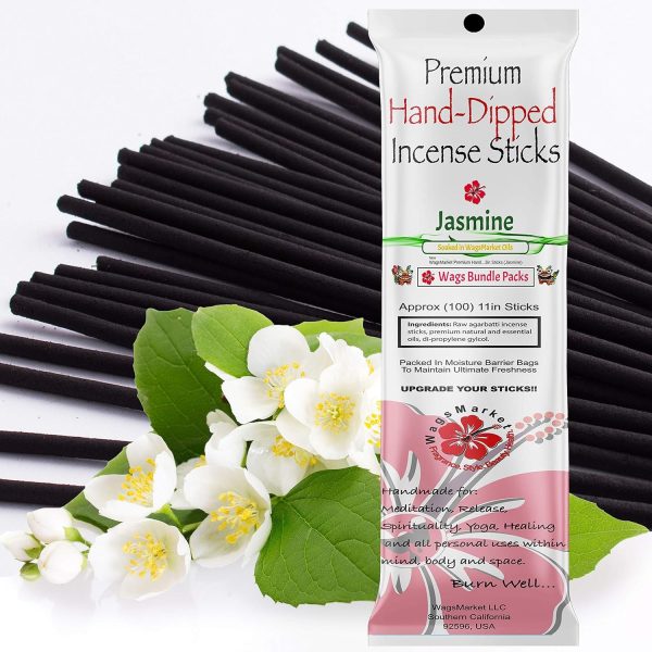 WagsMarket Premium Hand Dipped Incense Sticks, You Choose The Scent. 100-12in Sticks. (Pink Sugar) - Image 5