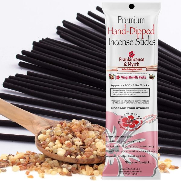 WagsMarket Premium Hand Dipped Incense Sticks, You Choose The Scent. 100-12in Sticks. (Pink Sugar) - Image 6