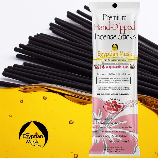 WagsMarket Premium Hand Dipped Incense Sticks, You Choose The Scent. 100-12in Sticks. (Pink Sugar) - Image 7