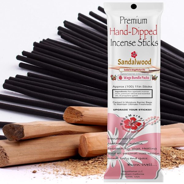 WagsMarket Premium Hand Dipped Incense Sticks, You Choose The Scent. 100-12in Sticks. (Pink Sugar) - Image 8