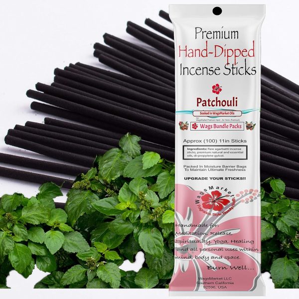 WagsMarket Premium Hand Dipped Incense Sticks, You Choose The Scent. 100-12in Sticks. (Pink Sugar) - Image 11