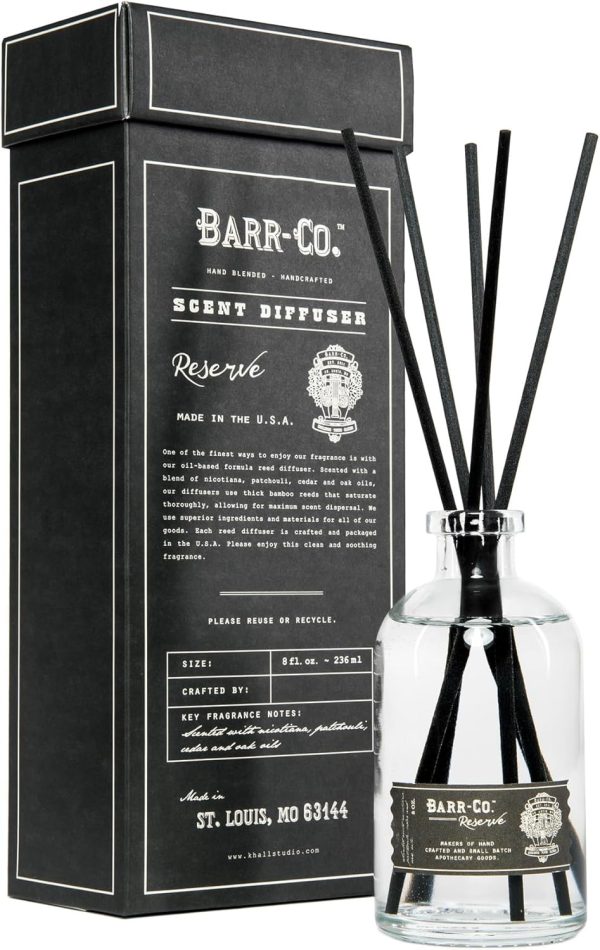 Barr-Co. Original Scent Reed Diffuser Kit, Tranquil Milky Scent with Oat, Vanilla & Vetiver, Reed Diffuser for Home, Long Lasting Aroma Diffuser, Refillable, 8 fl oz - Image 8