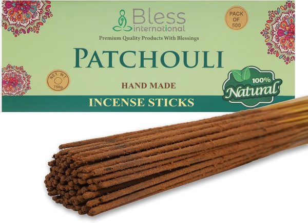 Bless-Frankincense-and-Myrrh 100%-Natural-Handmade-Hand-Dipped-Incense-Sticks Organic-Chemicals-Free for-Purification-Relaxation-Positivity-Yoga-Meditation The-Best-Woods-Scent (500 Sticks (750GM)) - Image 11