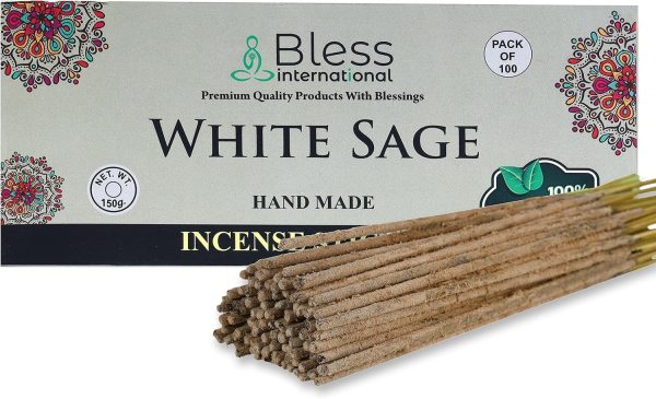 Bless-Frankincense-and-Myrrh 100%-Natural-Handmade-Hand-Dipped-Incense-Sticks Organic-Chemicals-Free for-Purification-Relaxation-Positivity-Yoga-Meditation The-Best-Woods-Scent (500 Sticks (750GM)) - Image 19