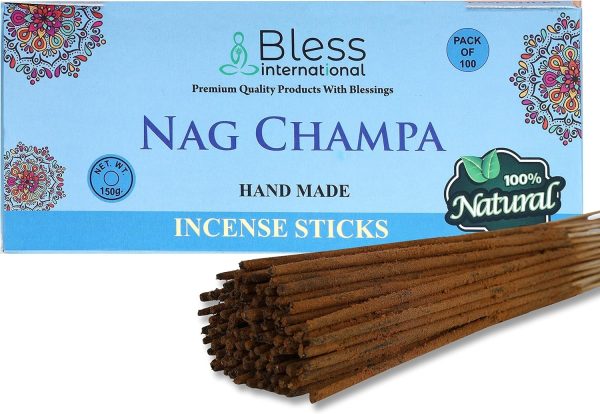 Bless-Frankincense-and-Myrrh 100%-Natural-Handmade-Hand-Dipped-Incense-Sticks Organic-Chemicals-Free for-Purification-Relaxation-Positivity-Yoga-Meditation The-Best-Woods-Scent (500 Sticks (750GM)) - Image 40