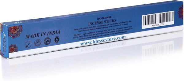 Bless-Frankincense-and-Myrrh 100%-Natural-Handmade-Hand-Dipped-Incense-Sticks Organic-Chemicals-Free for-Purification-Relaxation-Positivity-Yoga-Meditation The-Best-Woods-Scent (500 Sticks (750GM)) - Image 47