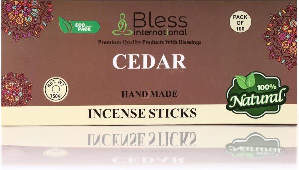 Bless-Frankincense-and-Myrrh 100%-Natural-Handmade-Hand-Dipped-Incense-Sticks Organic-Chemicals-Free for-Purification-Relaxation-Positivity-Yoga-Meditation The-Best-Woods-Scent (500 Sticks (750GM)) - Image 92