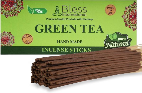 Bless-Frankincense-and-Myrrh 100%-Natural-Handmade-Hand-Dipped-Incense-Sticks Organic-Chemicals-Free for-Purification-Relaxation-Positivity-Yoga-Meditation The-Best-Woods-Scent (500 Sticks (750GM)) - Image 94