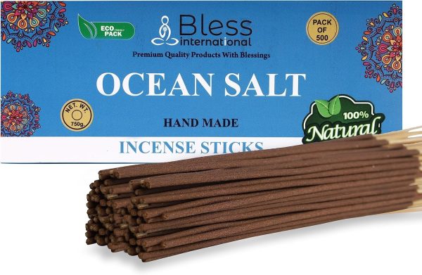 Bless-Frankincense-and-Myrrh 100%-Natural-Handmade-Hand-Dipped-Incense-Sticks Organic-Chemicals-Free for-Purification-Relaxation-Positivity-Yoga-Meditation The-Best-Woods-Scent (500 Sticks (750GM)) - Image 103