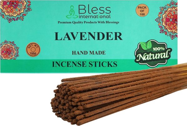 Bless-Frankincense-and-Myrrh 100%-Natural-Handmade-Hand-Dipped-Incense-Sticks Organic-Chemicals-Free for-Purification-Relaxation-Positivity-Yoga-Meditation The-Best-Woods-Scent (500 Sticks (750GM)) - Image 113