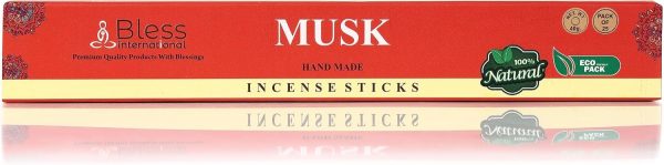 Bless-Frankincense-and-Myrrh 100%-Natural-Handmade-Hand-Dipped-Incense-Sticks Organic-Chemicals-Free for-Purification-Relaxation-Positivity-Yoga-Meditation The-Best-Woods-Scent (500 Sticks (750GM)) - Image 118