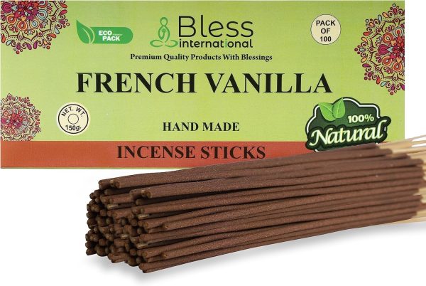 Bless-Frankincense-and-Myrrh 100%-Natural-Handmade-Hand-Dipped-Incense-Sticks Organic-Chemicals-Free for-Purification-Relaxation-Positivity-Yoga-Meditation The-Best-Woods-Scent (500 Sticks (750GM)) - Image 123