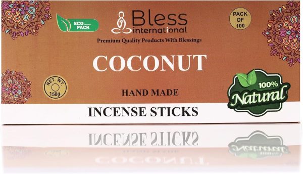 Bless-Frankincense-and-Myrrh 100%-Natural-Handmade-Hand-Dipped-Incense-Sticks Organic-Chemicals-Free for-Purification-Relaxation-Positivity-Yoga-Meditation The-Best-Woods-Scent (500 Sticks (750GM)) - Image 134