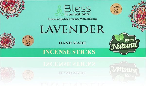 Bless-Frankincense-and-Myrrh 100%-Natural-Handmade-Hand-Dipped-Incense-Sticks Organic-Chemicals-Free for-Purification-Relaxation-Positivity-Yoga-Meditation The-Best-Woods-Scent (500 Sticks (750GM)) - Image 137