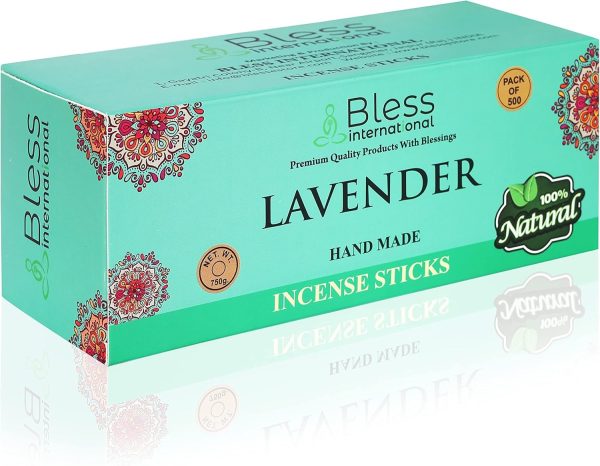 Bless-Frankincense-and-Myrrh 100%-Natural-Handmade-Hand-Dipped-Incense-Sticks Organic-Chemicals-Free for-Purification-Relaxation-Positivity-Yoga-Meditation The-Best-Woods-Scent (500 Sticks (750GM)) - Image 138