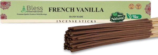 Bless-Frankincense-and-Myrrh 100%-Natural-Handmade-Hand-Dipped-Incense-Sticks Organic-Chemicals-Free for-Purification-Relaxation-Positivity-Yoga-Meditation The-Best-Woods-Scent (500 Sticks (750GM)) - Image 142