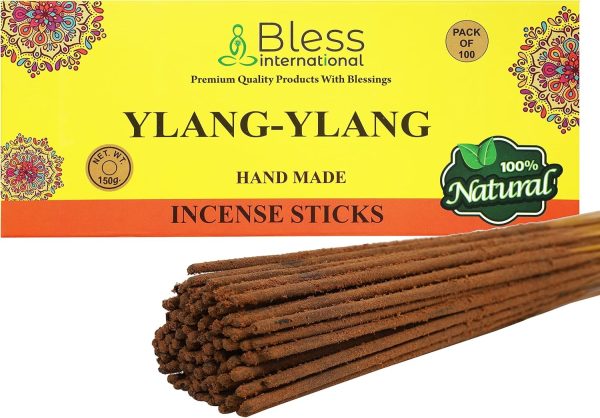 Bless-Frankincense-and-Myrrh 100%-Natural-Handmade-Hand-Dipped-Incense-Sticks Organic-Chemicals-Free for-Purification-Relaxation-Positivity-Yoga-Meditation The-Best-Woods-Scent (500 Sticks (750GM)) - Image 148