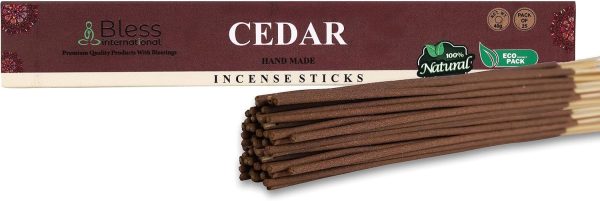 Bless-Frankincense-and-Myrrh 100%-Natural-Handmade-Hand-Dipped-Incense-Sticks Organic-Chemicals-Free for-Purification-Relaxation-Positivity-Yoga-Meditation The-Best-Woods-Scent (500 Sticks (750GM)) - Image 154