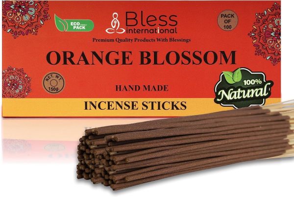 Bless-Frankincense-and-Myrrh 100%-Natural-Handmade-Hand-Dipped-Incense-Sticks Organic-Chemicals-Free for-Purification-Relaxation-Positivity-Yoga-Meditation The-Best-Woods-Scent (500 Sticks (750GM)) - Image 157