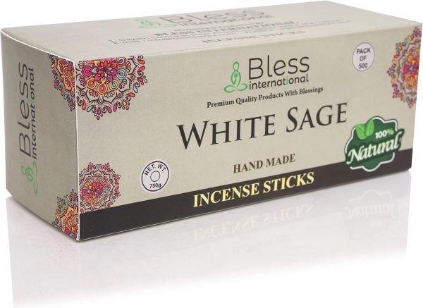 Bless-Frankincense-and-Myrrh 100%-Natural-Handmade-Hand-Dipped-Incense-Sticks Organic-Chemicals-Free for-Purification-Relaxation-Positivity-Yoga-Meditation The-Best-Woods-Scent (500 Sticks (750GM)) - Image 171