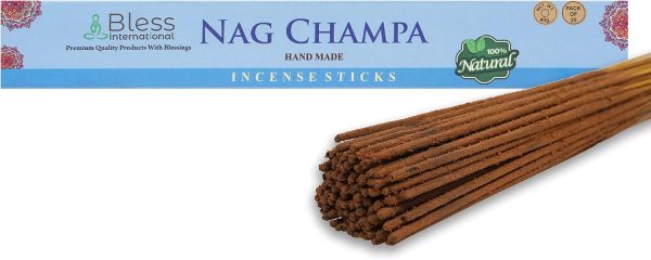 Bless-Frankincense-and-Myrrh 100%-Natural-Handmade-Hand-Dipped-Incense-Sticks Organic-Chemicals-Free for-Purification-Relaxation-Positivity-Yoga-Meditation The-Best-Woods-Scent (500 Sticks (750GM)) - Image 180