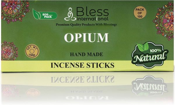 Bless-Frankincense-and-Myrrh 100%-Natural-Handmade-Hand-Dipped-Incense-Sticks Organic-Chemicals-Free for-Purification-Relaxation-Positivity-Yoga-Meditation The-Best-Woods-Scent (500 Sticks (750GM)) - Image 188