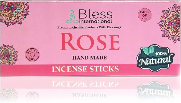 Bless-Frankincense-and-Myrrh 100%-Natural-Handmade-Hand-Dipped-Incense-Sticks Organic-Chemicals-Free for-Purification-Relaxation-Positivity-Yoga-Meditation The-Best-Woods-Scent (500 Sticks (750GM)) - Image 200