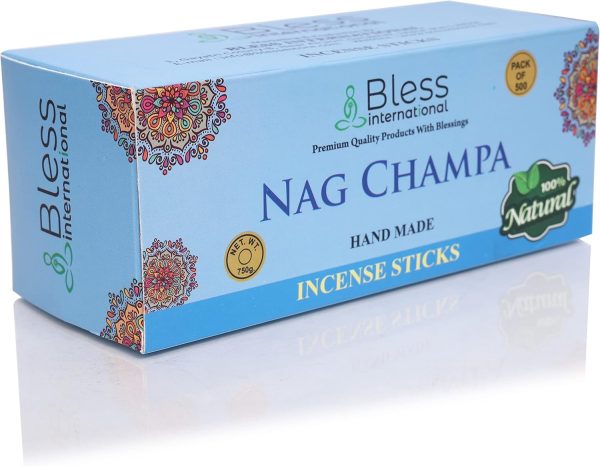 Bless-Frankincense-and-Myrrh 100%-Natural-Handmade-Hand-Dipped-Incense-Sticks Organic-Chemicals-Free for-Purification-Relaxation-Positivity-Yoga-Meditation The-Best-Woods-Scent (500 Sticks (750GM)) - Image 208