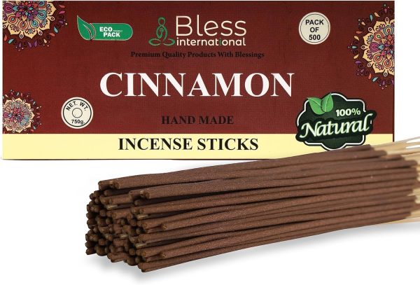 Bless-Frankincense-and-Myrrh 100%-Natural-Handmade-Hand-Dipped-Incense-Sticks Organic-Chemicals-Free for-Purification-Relaxation-Positivity-Yoga-Meditation The-Best-Woods-Scent (500 Sticks (750GM)) - Image 218