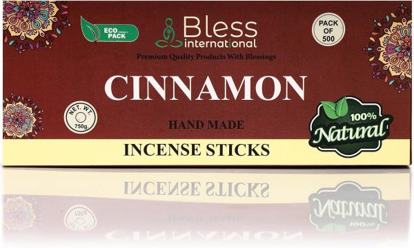 Bless-Frankincense-and-Myrrh 100%-Natural-Handmade-Hand-Dipped-Incense-Sticks Organic-Chemicals-Free for-Purification-Relaxation-Positivity-Yoga-Meditation The-Best-Woods-Scent (500 Sticks (750GM)) - Image 219