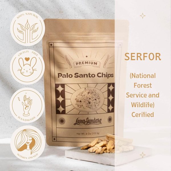 Luna Sundara Palo Santo Incense Powder from 100% Wild Peruvian Palo Santo 4oz Sustainably Palo Santo Wood Powder for Smudging and Homemade Incense (Powder of Palo Santo (Bursera Graveolens Wood)) - Image 12