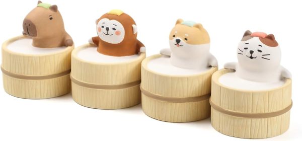 Aroma Ceramic Stone Diffuser [Japan Import] Aromatherapy Essential Oil Diffuser, Non Electric, Passive, Unique, Cute, Animal, Design for Women, Men, and Gifts (Bathing Cat) - Image 3