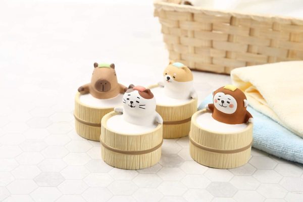 Aroma Ceramic Stone Diffuser [Japan Import] Aromatherapy Essential Oil Diffuser, Non Electric, Passive, Unique, Cute, Animal, Design for Women, Men, and Gifts (Bathing Cat) - Image 6