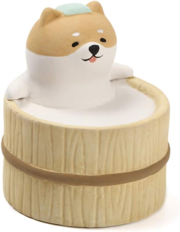 Aroma Ceramic Stone Diffuser [Japan Import] Aromatherapy Essential Oil Diffuser, Non Electric, Passive, Unique, Cute, Animal, Design for Women, Men, and Gifts (Bathing Cat) - Image 10