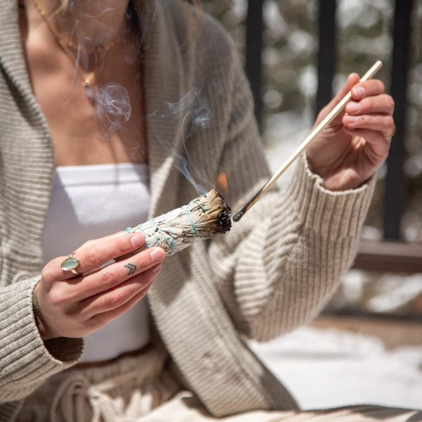 40 White Sage Smudge Sticks 4-Inch Sustainably Grown, Intended for Personal Spiritual Growth, Stress Relief & Smudging - Image 11